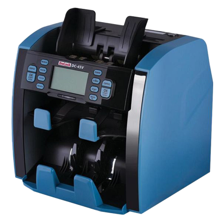 Счетчик банкнот DoCash DC-45V (2 кармана, 3-валютная версия, CIS, печать серийных номеров)